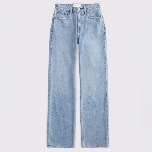 Abercrombie & Fitch Denim - Abercrombie & Fitch Curve Love High Rise 90s Relaxed Jean
